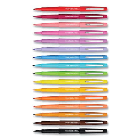 Paper Mate Flair Scented Felt Tip Porous Point Pen, Stick, Medium 0.7 mm, Assorted Ink and Barrel Colors, PK16 2125408